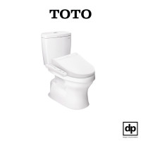 ราคา TOTO CST340UW2R1 สุขภัณฑ์คู่ฝารองนั่งอัตโนมัติ (12727342)