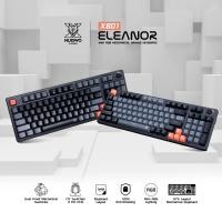 ราคา NUBWO X คีย์บอร์ดเกมมิ่ง Mini RGB Mechanical Gaming Keyboard รุ่น X801 White/Blue Blue sw C (12301318)