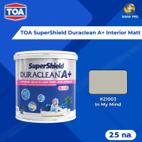 ราคา TOA SuperShield Duraclean A+ Interior Matt ทีโอเอ ซุปเปอร์ชิลด์ ดูราคลีน เอ พลัส สีน้ำภายใน #210XX ชนิดด้าน 2.5 กล. #TOA21003 (12602253)
