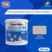 ราคา TOA SuperShield Duraclean A+ SemiGloss ทีโอเอ ซุปเปอร์ชิลด์ ดูราคลีน เอ พลัส สีน้ำทาภายใน #21XXX ชนิดกึ่งเงา 2.5 กล. #TOA21003 (12602256)