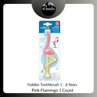 ราคา (Dr. Brown's) Toddler Toothbrush 1- 4 Years แปรงสีฟัน สำหรับเด็กเล็กอายุ 1-4 ปี Pink Flamingo 1 Ct (12727828)