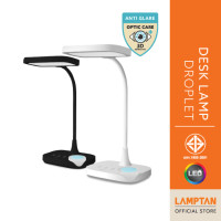ราคา LAMPTAN โคมไฟอ่านหนังสือถนอมสายตา LED DESK LAMP DROPLET 10W ปรับองศาได้ ระบบสัมผัส โคมสีดำ 10w CW (12728157)