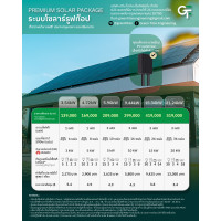 ราคา SOLAR ROOFTOP PREMIUM 21.24 กิโลวัตต์ ชุด Set Huawei 20kW 3 Phase +PV OPTIMIZER+ Smart meter + แผง JA590 36 แผง (12728360)