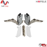 ราคา (Hafele) สำหรับบานไม้เปิดเดี่ยวขนาดเล็กรุ่นBฝาสีขาวFreeflap1.7 (493.05.321) (12729337)