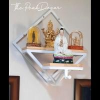 ราคา The Peak หิ้งพระ ทรงสี่เหลี่ยมจัตุรัส ขนาดหิ้งพระ ขนาด ก13 x ย30 cm. ฐานเล็ก ขนาด ก12 x ย15 cm. ความสูงรวม 39 cm. ความกว้างรวม 39 cm. สไตล์โมเดิร์น เห (10400925)