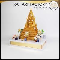ราคา Kaf art factory หิ้งพระ ขอบกระจกทองอะคริลิค ชั้นวางพระ ตั้งได้ ติดผนังได้ ชั้นวางพระมินิมอล โต๊ะหมู่บูชา หิ้งพระโมเดิร์น BG-01 classic (12119776)