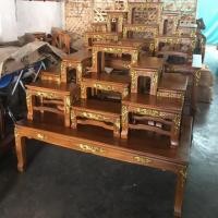 ราคา Nobpha9 โต๊ะหมู่บูชาไม้สักแท้แกะลายกว้าง120cmลึก65cm แบบเรียบ (12664122)