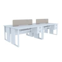 ราคา INDEX LIVING MALL โต๊ะคอมพิวเตอร์ 4 ที่นั่ง DS รุ่นเวคตร้า 300 ซม. - สีขาว ขาว (12681240)
