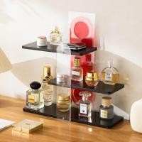 ราคา Loadingofficial-ชั้นวางของ วางแก้วน้ำหรือของตั้งโชว์ รุ่น 3 ชั้น สีดำ (12730025)