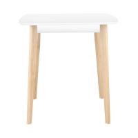 ราคา INDEX LIVING MALL โต๊ะทานอาหาร รุ่นมาวิน 75 x 75 ซม. สีขาว/ธรรมชาติ (10200977)
