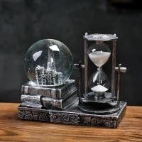 ราคา Kitchenhouse.B นาฬิกาทรายตั้งโชว์ สีเงิน 17x8.5x14cm (10390536)
