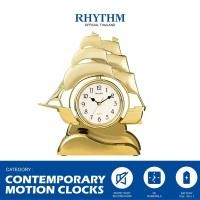 ราคา Rhythm Thailand นาฬิกาตั้งโต๊ะ RHYTHM เรือสำเภา สีทองเรียบหรูคลาสสิก ระบบเดินเข็มของญี่ปุ่น 23.3 x 25.9 ซม (10924311)