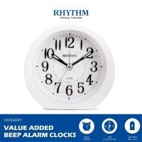 ราคา Rhythm Thailand นาฬิกาปลุก RHYTHM นาฬิกาตั้งโต๊ะ ตั้งเลื่อนเวลาปลุกได้ เข็มเดินเงียบ ฐานกว้าง 9.7 ซม. ขาว (10926563)