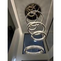 ราคา Light Studio โคมไฟ Luxury Style โคมไฟคริสตัล โคมไฟระย้า เหลี่ยมเพชร 5-8 ห่วง Ver2 6 ห่วง/80cm. (12339078)