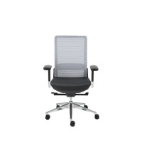ราคา Modernform เก้าอี้สำนักงานระบบโยกแบบซิงโครไนซ์ รุ่น Series15S ตาข่ายเทา (10614281)