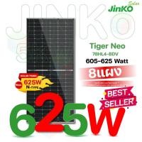 ราคา Solar Panel Bifacial (แผงสองหน้า) Jinko Tiger Neo 625W N type แผงโซล่าร์เซลล์ 5KW 8แผง normal (12594386)