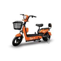 ราคา TIGER1 จักรยานไฟฟ้า electric bike จักรยาน สกูตเตอร์ไฟฟ้า มีสัญญาณกันขโมย หน้าจอแสดงผล ไฟเลี้ยวคู่หน้า และไฟท้าย LED ส้ม-Orange (12600295)