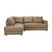 ราคา Index Living Mall โซฟาหนังแท้ผิวสัมผัสเข้ามุม รุ่นคอนนอร์ ด้านขวา น้ำตาลอ่อน (12676989)
