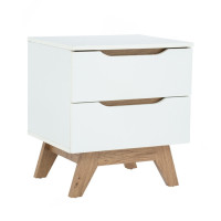 ราคา Mood & Tone Furniture โต๊ะข้างเตียง รุ่น ASTRID White (12730753)