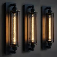 ราคา Home Studio Vintage Light Lamp โคมไฟติดผนังสไตล์วินเทจ ดำ (10263571)