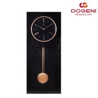 ราคา DOGENI นาฬิกาแขวน รุ่น WCW020BL นาฬิกาแขวนไม้ นาฬิกาดีไซน์เรียบหรู นาฬิกาลูกตุ้ม สีดำ (11026326)