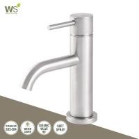 ราคา WS ก๊อกอ่างล้างหน้า ก๊อกน้ำอ่างล้างมือ สแตนเลส304 WSS-2001M (12393035)