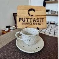 ราคา พุทธสิทธิ์เซรามิค ชุดแก้วกาแฟ + จานรอง เซรามิคสไล์ญี่ปุ่น ขาวจุด (12735443)
