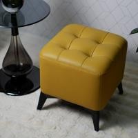 ราคา ICONIC HOMEเก้าอี้สตูล เก้าอี้โซฟาหนังขนาดเล็ก รุ่นM959 มีให้เลือก 5 สี สีเหลือง (12735125)