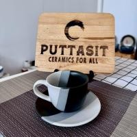 ราคา พุทธสิทธิ์เซรามิค ชุดแก้วกาแฟ + จานรอง เซรามิคสไล์ญี่ปุ่น ทไวไลท์ (12735438)
