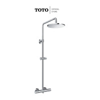 ราคา TOTO TBW07404T ก๊อกผสมสำหรับยืนอาบน้ำ แบบปรับอุณหภูมิคงที่ พร้อมฝักบัวก้านแข็ง รุ่น G Selection สี Chrome (12695898)