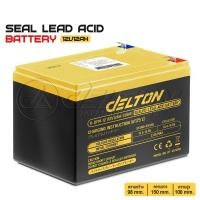 ราคา DELTON แบตเตอรี่แห้ง 12V8AH / 12V12AH เครื่องมือเกษตร UPS จักรยานไฟฟ้า มอเตอร์ไซค์ Sealed Lead-acid Battery ล็อตใหม่ 12V12AH 1 ก้อน (12735695)