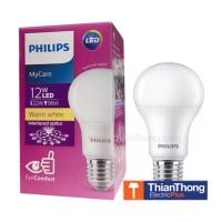 ราคา Philips หลอดไฟ ฟิลิปส์ LED Bulb รุ่น MyCare 12W (Warmwhite) Philips MyCare LED Bulb E27 WW 12w (10122456)