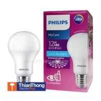 ราคา Philips หลอดไฟ ฟิลิปส์ LED Bulb รุ่น MyCare 12W (Daylight) Philips MyCare LED Bulb E27 DL 12w (10122455)