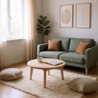 ราคา Furnista โต๊ะญี่ปุ่นกลม สไตล์มินิมอล ไลท์บีช 75xh40 ซม. (10489576)