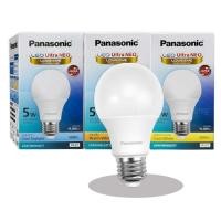 ราคา Panasonic หลอดไฟ LED Bulb พานาโซนิค 5w รุ่น Ultra Neo 5W 5w WarmWhite (12245989)