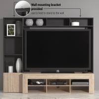 ราคา Tomato Home ชุดตู้ชั้นวางทีวี Preston 2.0 TV60นื้ว ราคารวมประกอบในกทมและปริมณฑลเท่านั้น | ชั้นวางทีวี ตู้วางทีวีชุดใหญ่ TV-P60A-2.0ฟอสซิลเทา (12321671)