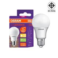 ราคา Osram หลอดไฟ LED ECO CLASSIC Bulb 7W E27 ออสแรม รุ่น LECO CLA แสงเหลือง WarmWhite (12736239)