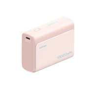 ราคา CUKTECH AURA PB100 แบตสำรอง ชาร์จเร็ว 10000mAh มาตรฐาน CE USB-C 30W และ USB-A 33W ชาร์จพร้อมกันถึง 2 อุปกรณ์ -12M สีชมพู GB.V (CE) (12189570)