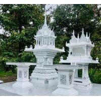 ราคา korwattanapanich ก.วัฒนาพานิช ศาลพระภูมิและศาลเจ้าที่ขนาดใหญ่ สีขาว-เงิน (12258025)