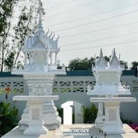 ราคา ศาลพระภูมิและศาลเจ้าทขนาดใหญ่ สีขาว-เงิน (12292410)