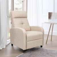 ราคา U-RO DECOR เก้าอี้โซฟาพักผ่อน ปรับนอนได้พร้อมที่วางขา รุ่น JANI (เจนี่) สีเบจ (12462048)