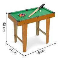 ราคา mr.packman โต๊ะขนาด 69*37*62 ซม.โต๊ะพูลเด็ก พร้อมอุปกรณ์ โต๊ะสนุ๊กเกอร์ บิลเลียด เล่นได้ทั้งเด็กและผู้ใหญ่ (12734706)