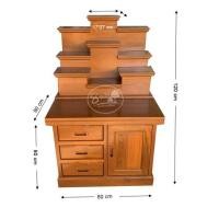 ราคา 8KARAT design โต๊ะหมู่โมเดิร์น ไม้เเท้ 80*80*120 ซม (10453706)