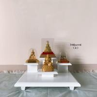 ราคา Teddywood หิ้งพระ โต๊ะหมู่ขนาดเล็ก แบบตั้งโต๊ะ ขาว (10679904)