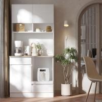 ราคา Kitchen Solutions ตู้สูง ขนาด 90 ซม. รุ่น Dante สีขาว (90x50x195 ซม.) แบรนด์ KUCHE (12277149)