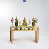 ราคา FASTTECT โต๊ะหมู่บูชา มินิมอล เมเปิ้ล โต๊ะหมู่ 2 (12293116)