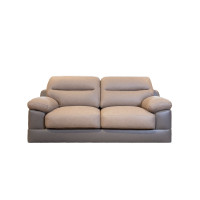 ราคา Sofa Direct โซฟาผ้า 1-3 ที่นั่ง รุ่น Haven สีเทา ผ้า Breeze+Synthetic Leather 2 ที่นั่ง (12729904)