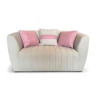 ราคา SUPER BED โซฟา Jasmine โซฟาหรูเกรดพรีเมี่ยม 2 ที่นั่ง ขนาด 150x74x81 ซม.. สีครีม หมอนสีชมพู (12736856)
