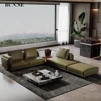 ราคา BUNISE Viner โซฟาหนังแท้สุดหรู - ดีไซน์หวายสาน, โซฟารูปตัวแอล & โซฟาเดี่ยว, 1-6 ที่นั่ง, สามารถสั่งทำพิเศษ 388cm (12736769)