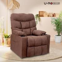 ราคา U-RO DECOR เก้าอี้นวดไฟฟ้าปรับนอนได้ รุ่น ANDREA (แอนเดรีย) สีเทา สีน้ำตาล (12737443)